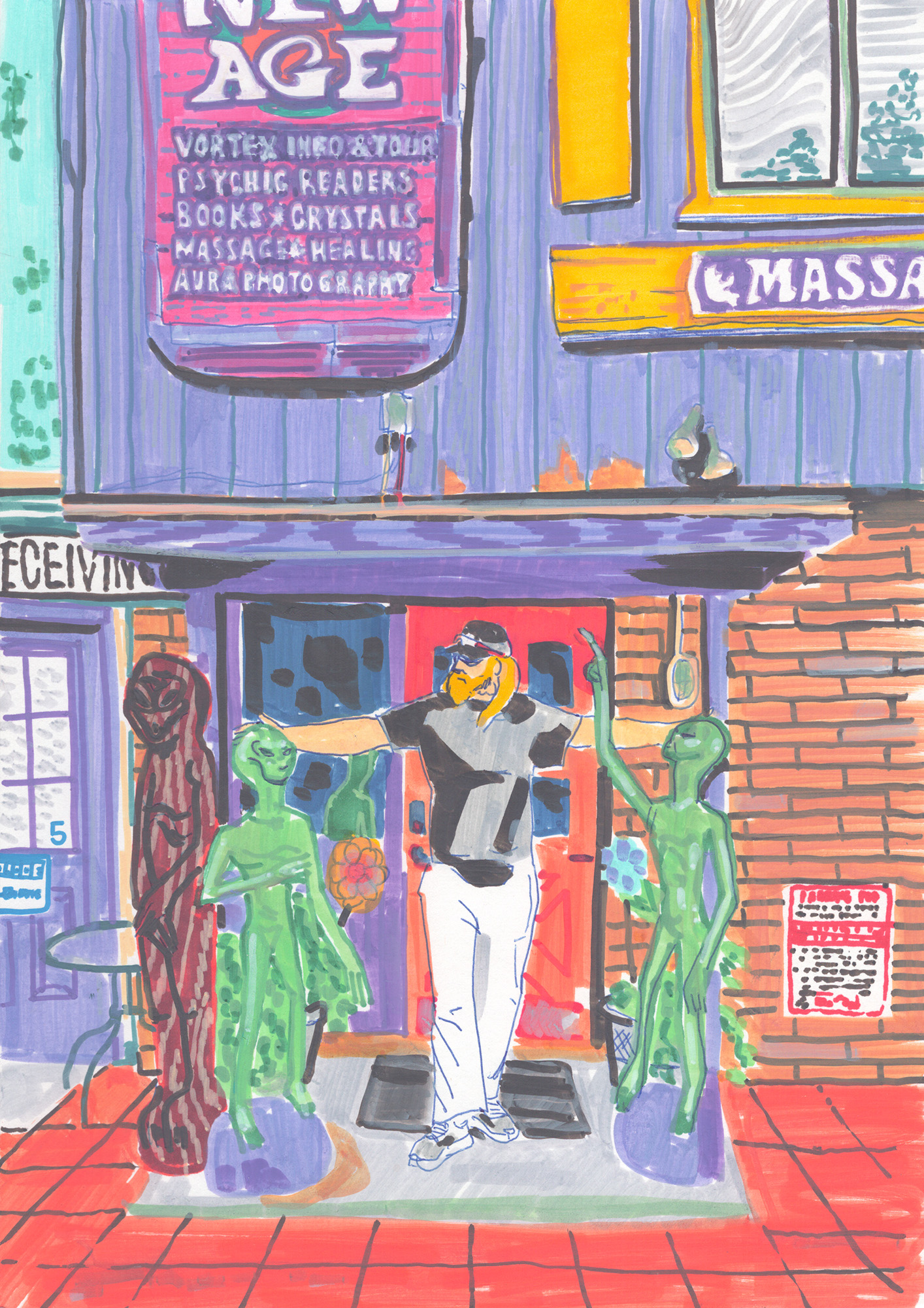 Bernhard Holaschke, drawing