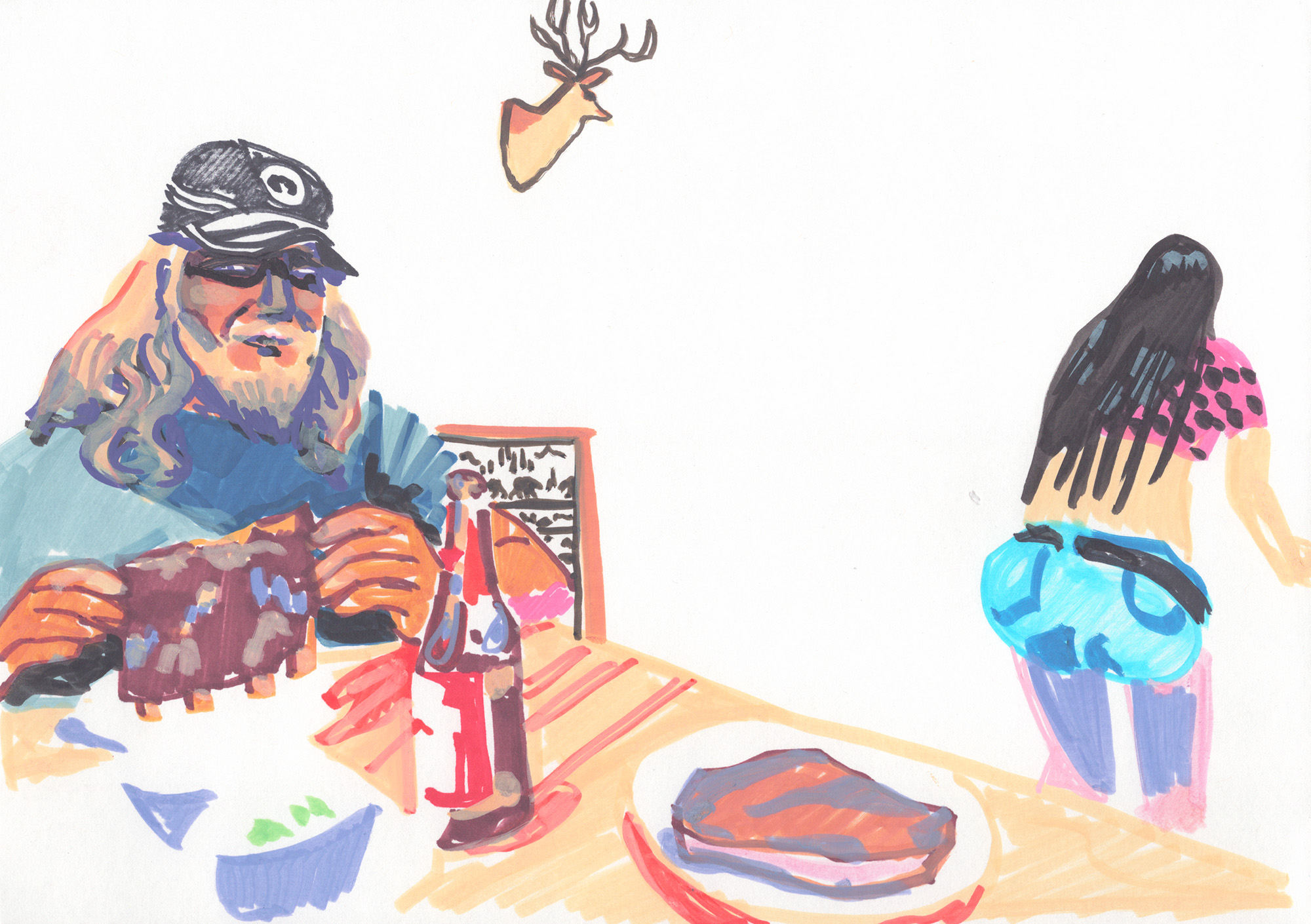 drawing paper Bernhard Holaschke