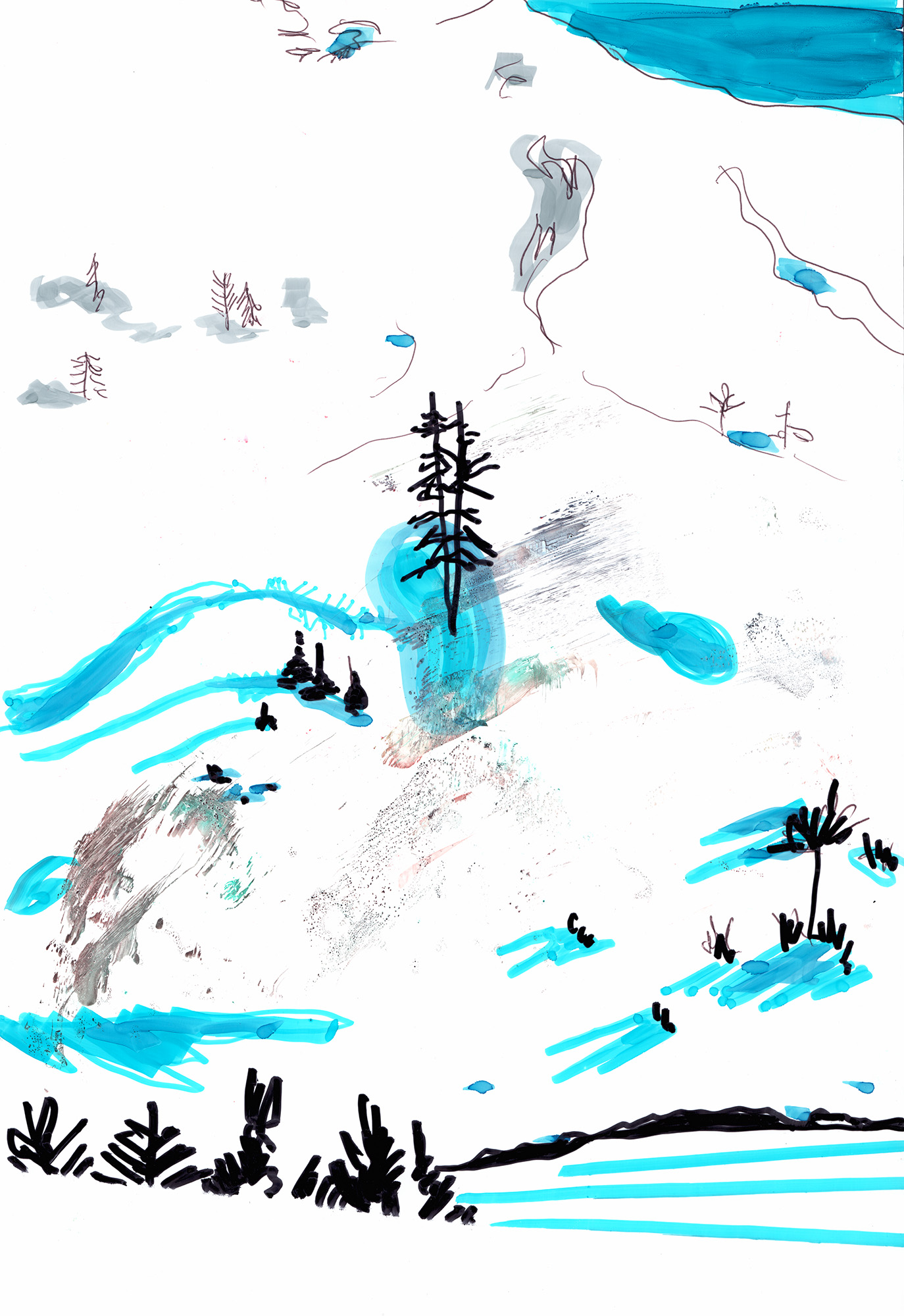 Bernhard Holaschke, drawing